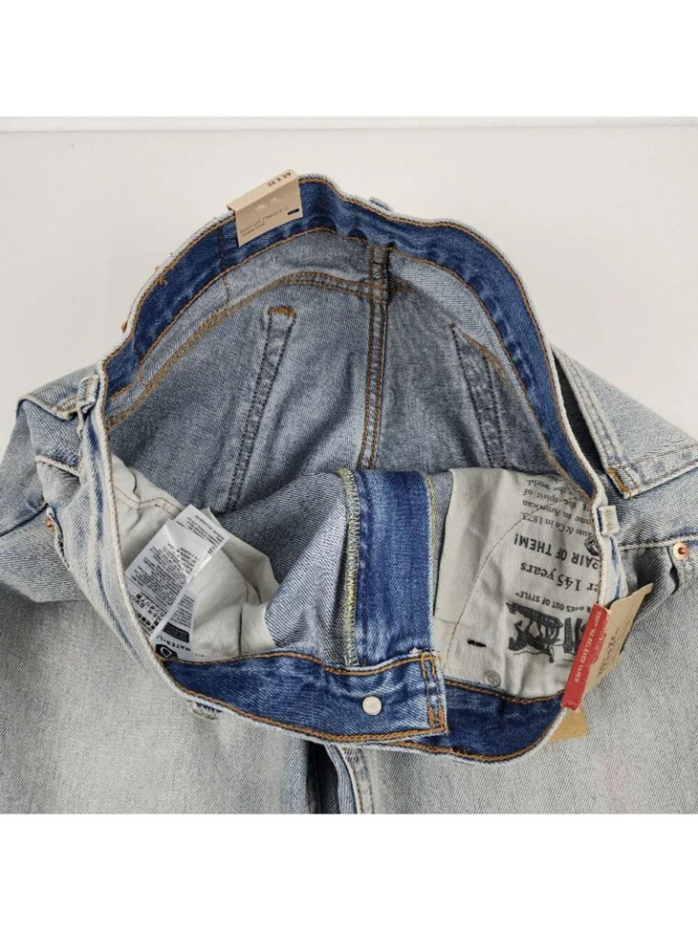 Levis 550 '92 Jeans Mens 32x29 Relaxed Taper Stained Distressed New
